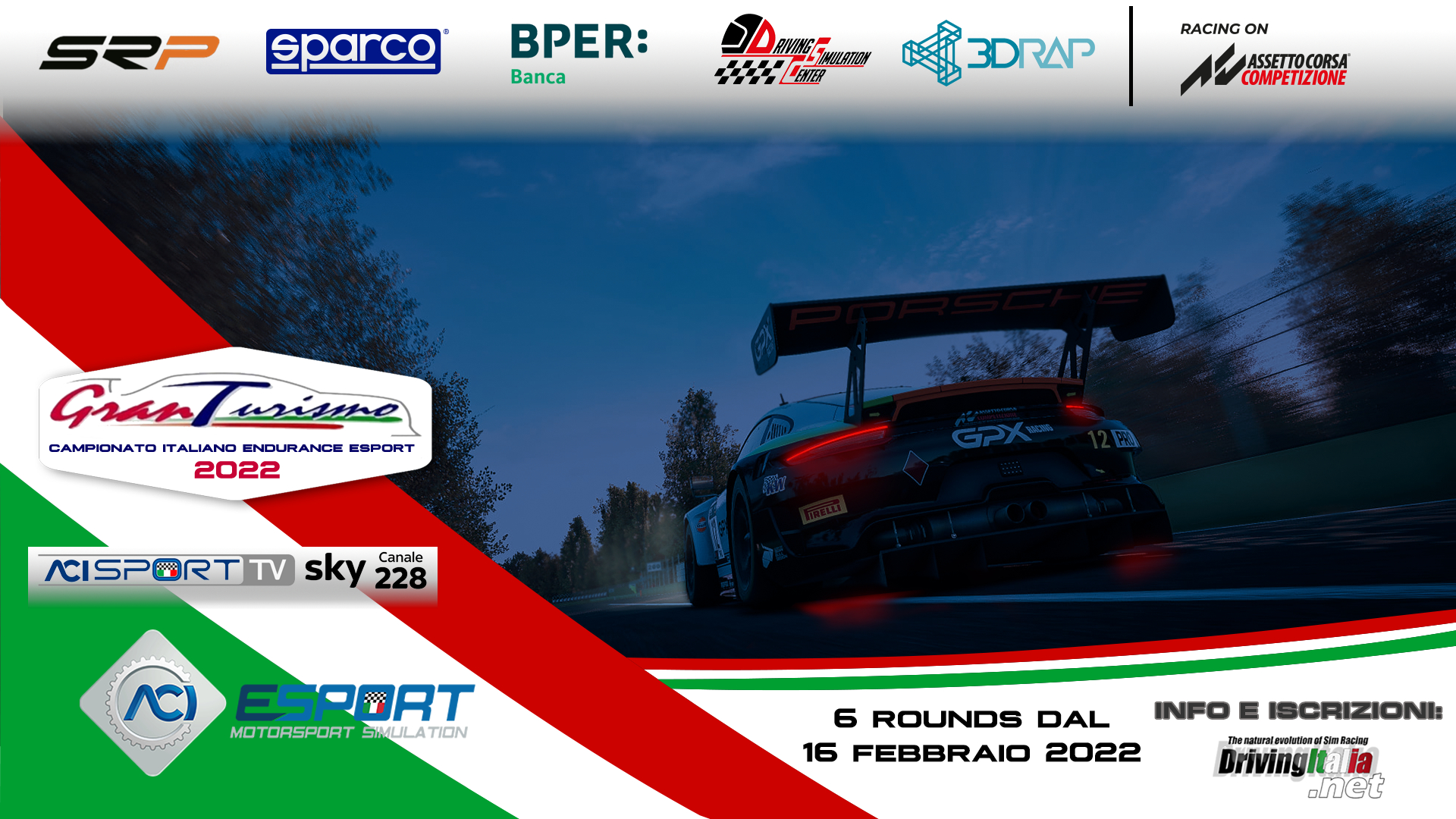 More information about "Campionato Italiano GT Endurance ACI ESport - AC Competizione: STASERA ore 20,50 LIVE da KYALAMI !"