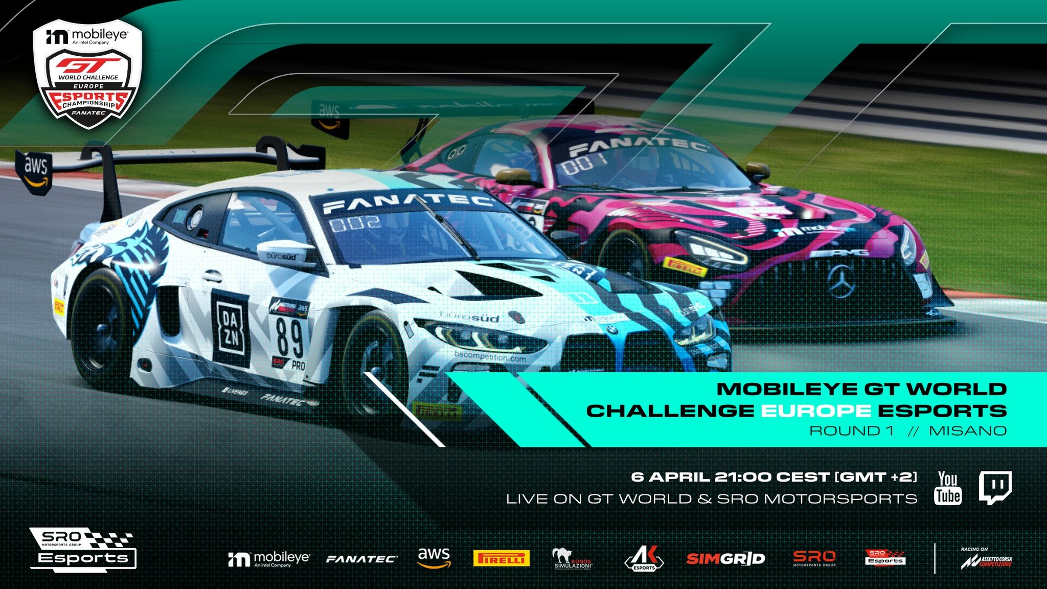 More information about "GT World Challenge Europe Esports: via con la Sprint da Misano [LIVE ore 21]"