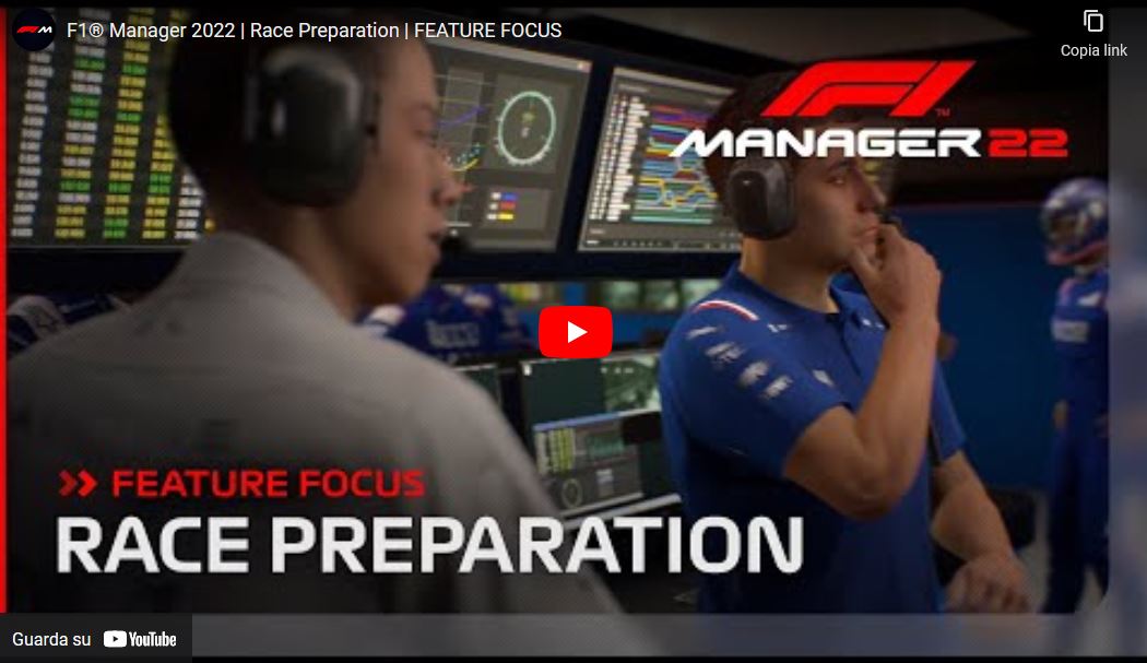 More information about "F1 Manager 2022: nuovo trailer dedicato alla preparazione alla gara"