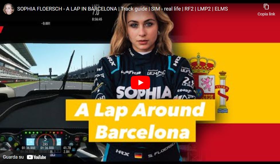 More information about "Sophia Floersch al simulatore ci presenta il circuito di Barcellona con la LMP2 di rFactor 2"