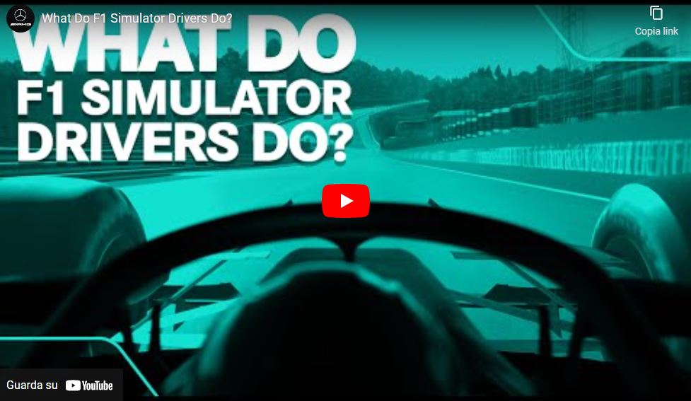 More information about "Il ruolo e lavoro di un pilota al simulatore F1 del team Mercedes"
