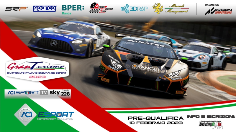 More information about "Campionato Italiano GT Endurance ACI ESport 2023 con Assetto Corsa Competizione: aperte le iscrizioni !"