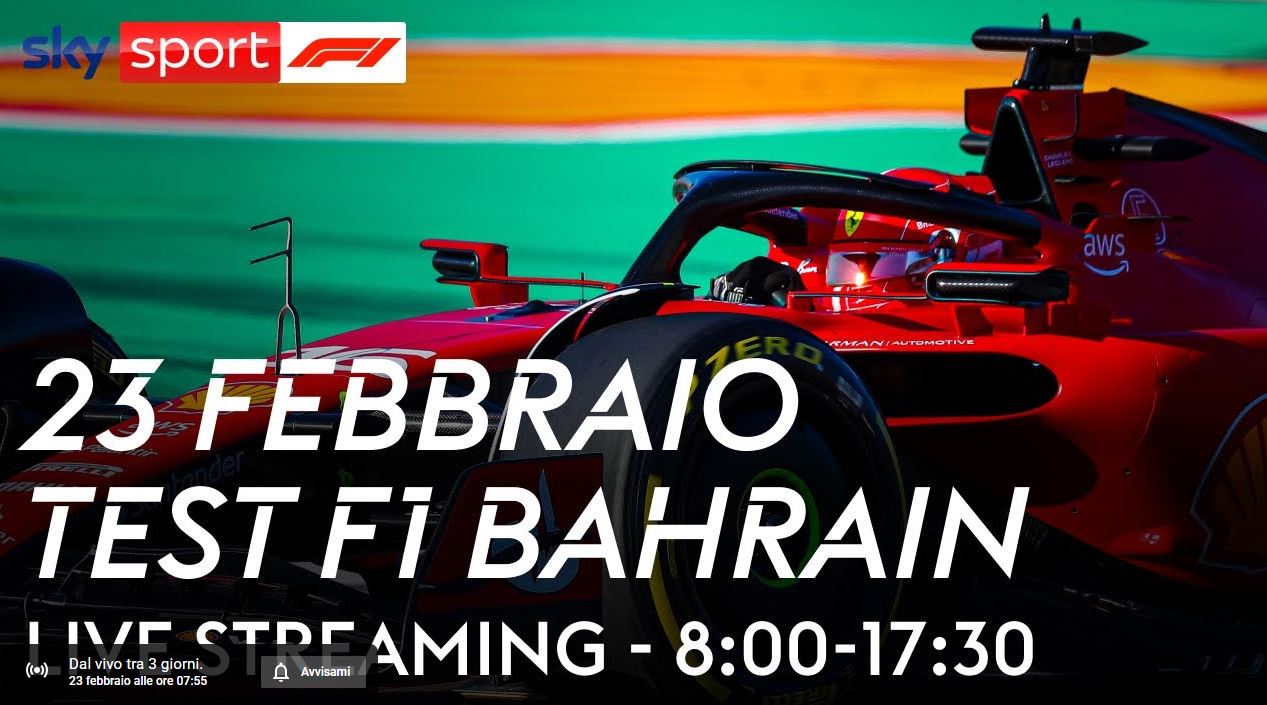 More information about "F1: i test del Bahrain in Live Streaming"