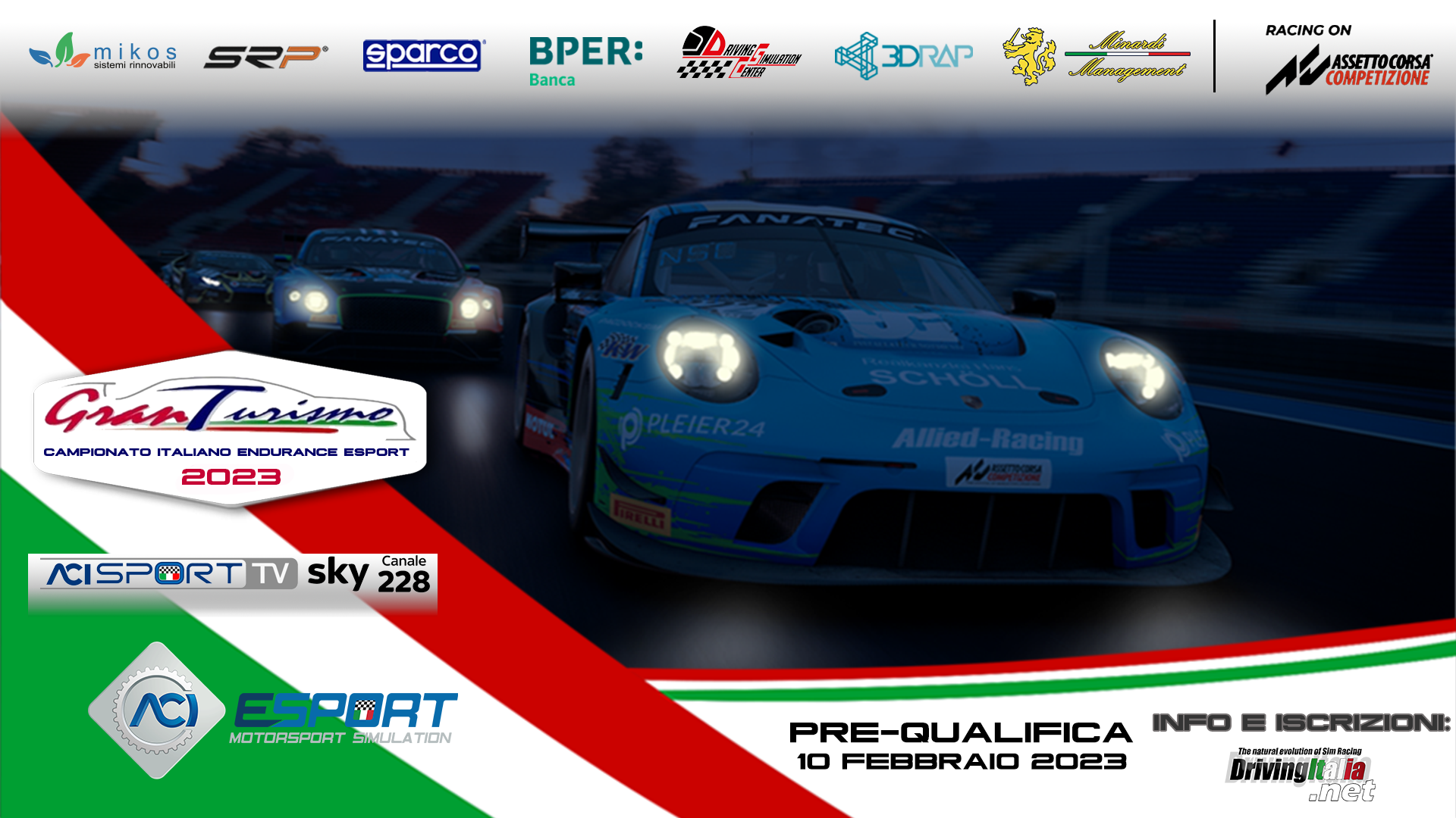 More information about "Campionato Italiano GT Endurance ACI ESport: stasera (Mercoledi 15) ore 20,45 round 3 PRO da Misano!"