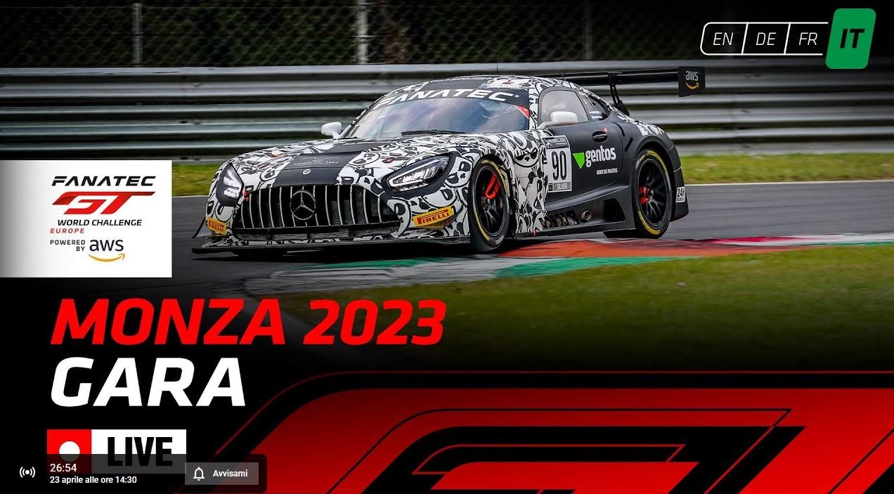 More information about "LIVE | Main Race | Monza | Fanatec GT World Challenge"