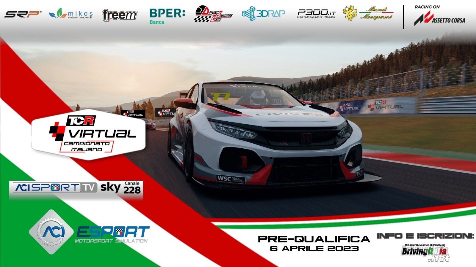 More information about "Campionato Italiano TCR ACI ESport: Giovedi 8 Giugno il round 5 al Nurburgring!"