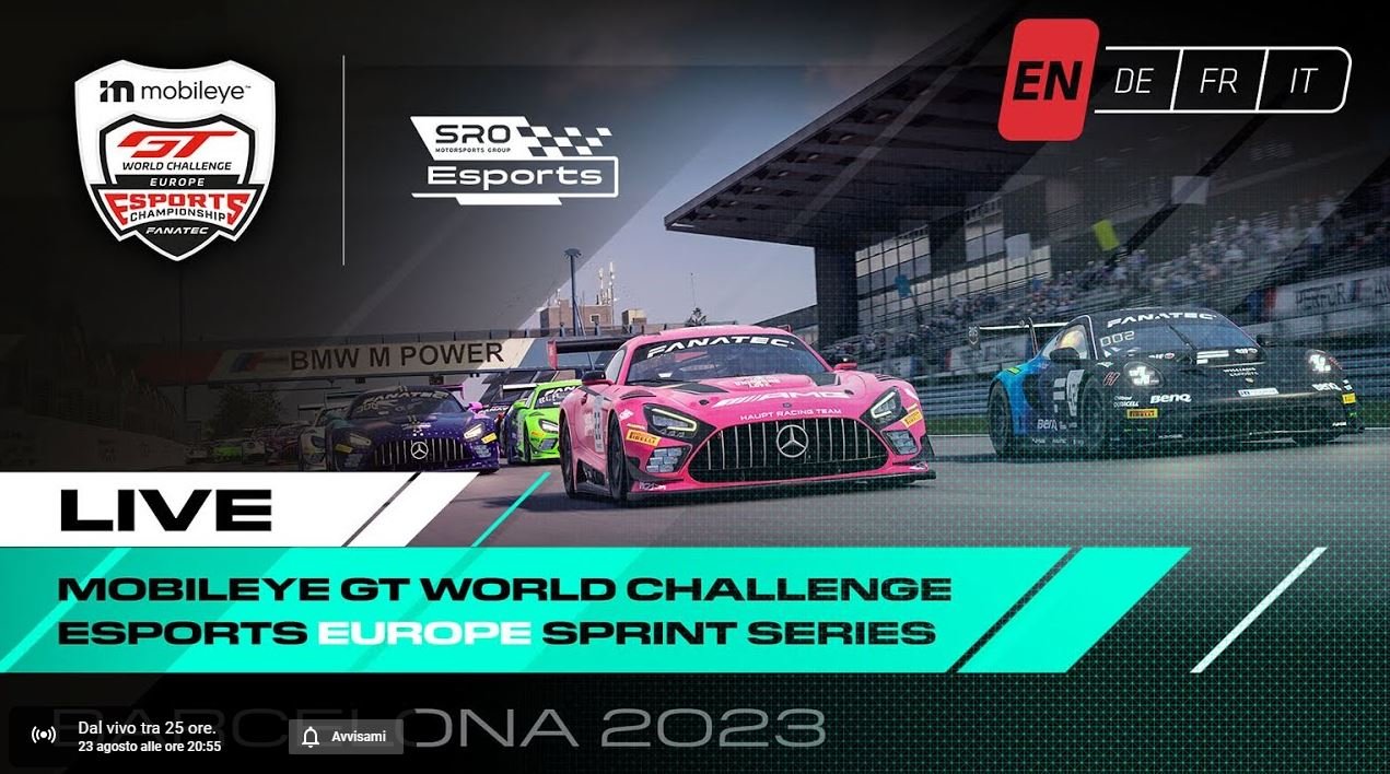 More information about "LIVE I Esports Barcelona Finale I GT World Challenge Esports Europe Sprint Series"