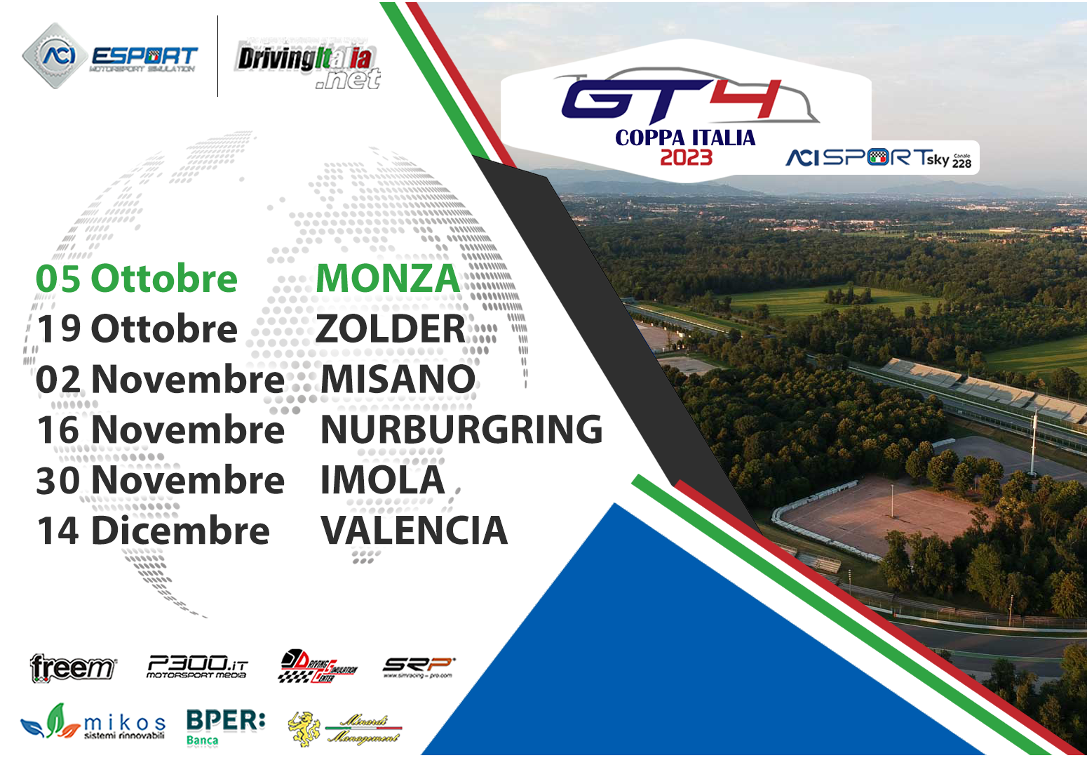 More information about "Coppa Italia GT4 Sprint ACI Esport 2023: STASERA in diretta il round 1 a MONZA"