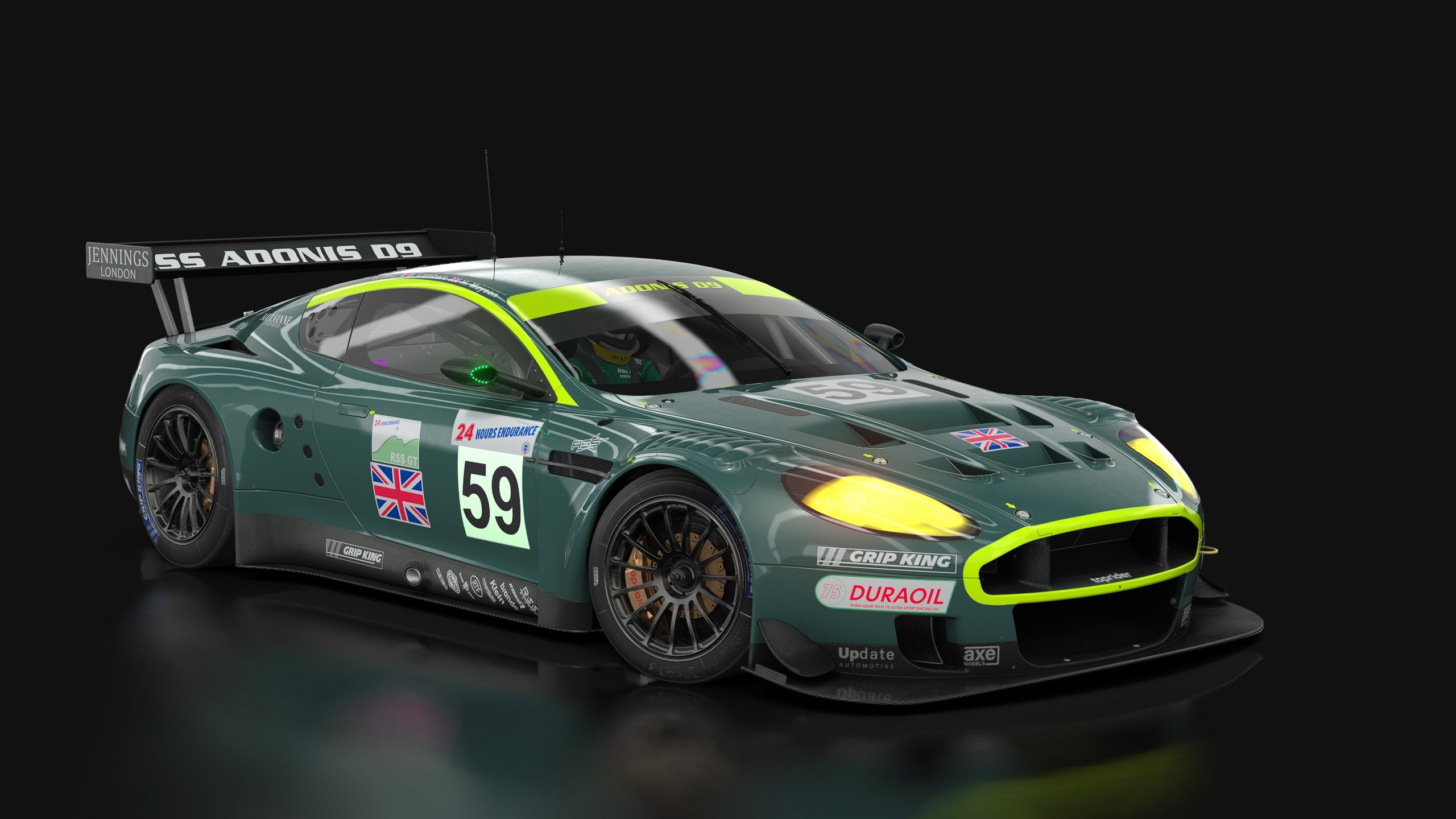 More information about "Assetto Corsa: Aston Martin DBR9 GT1 by Race Sim Studio disponibile"