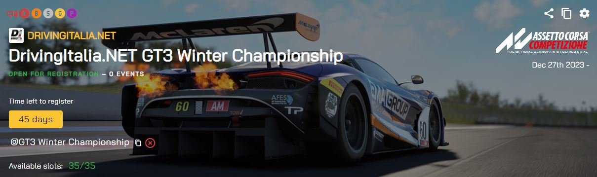 ACC GT3 Winter Championship