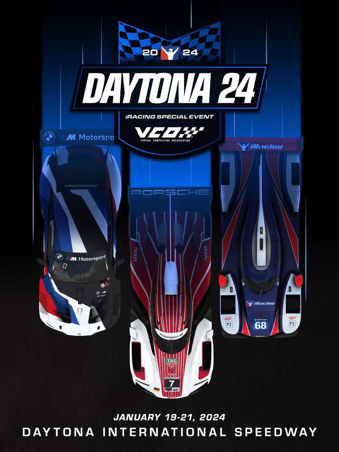 More information about "2024 iRacing 24 Hours of Daytona [LIVE 20 gennaio ore 13,30]"