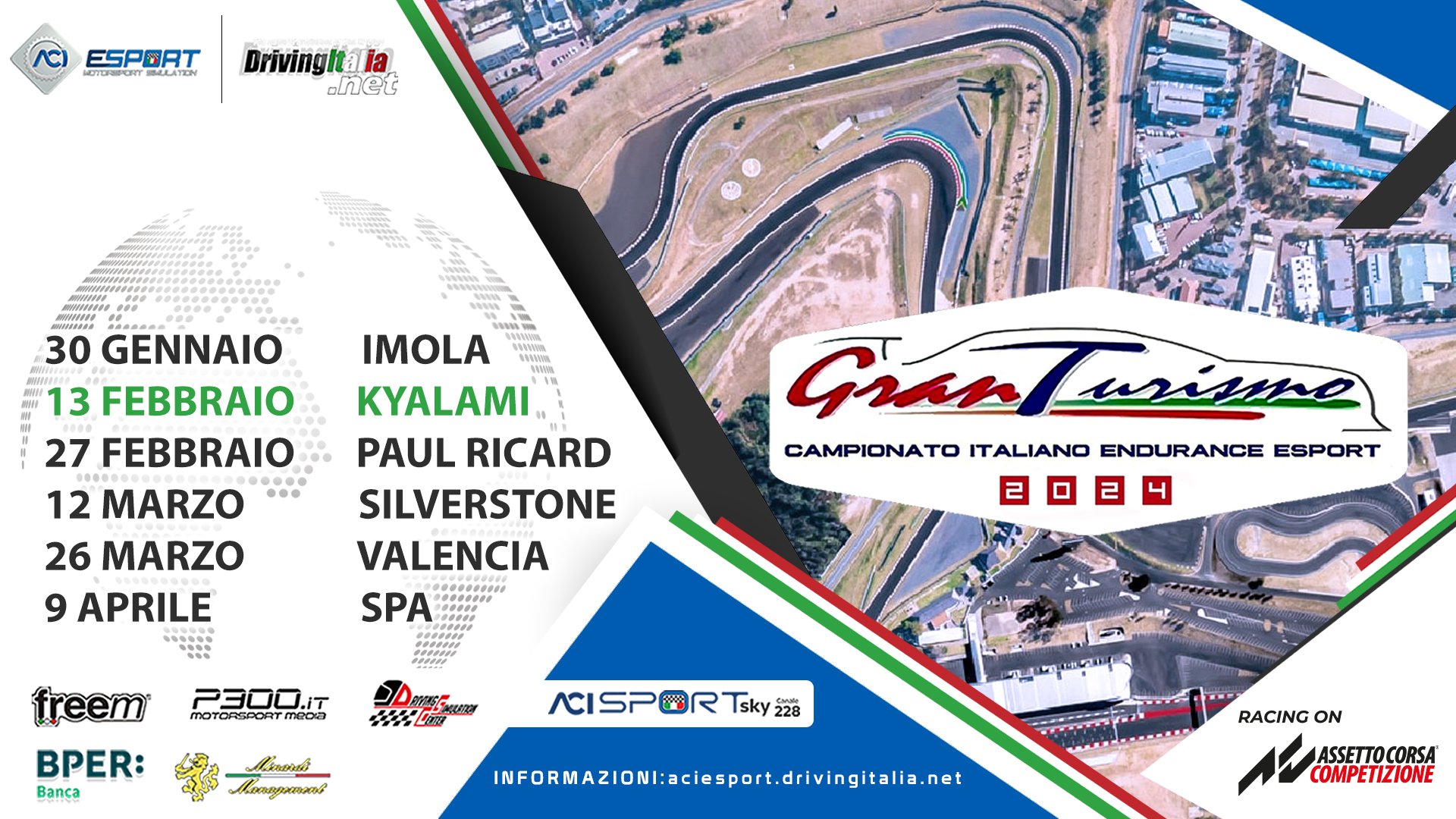 More information about "Campionato Italiano GT Endurance ACI ESport: STASERA (Martedi 13) LIVE il round 2 da KYALAMI"