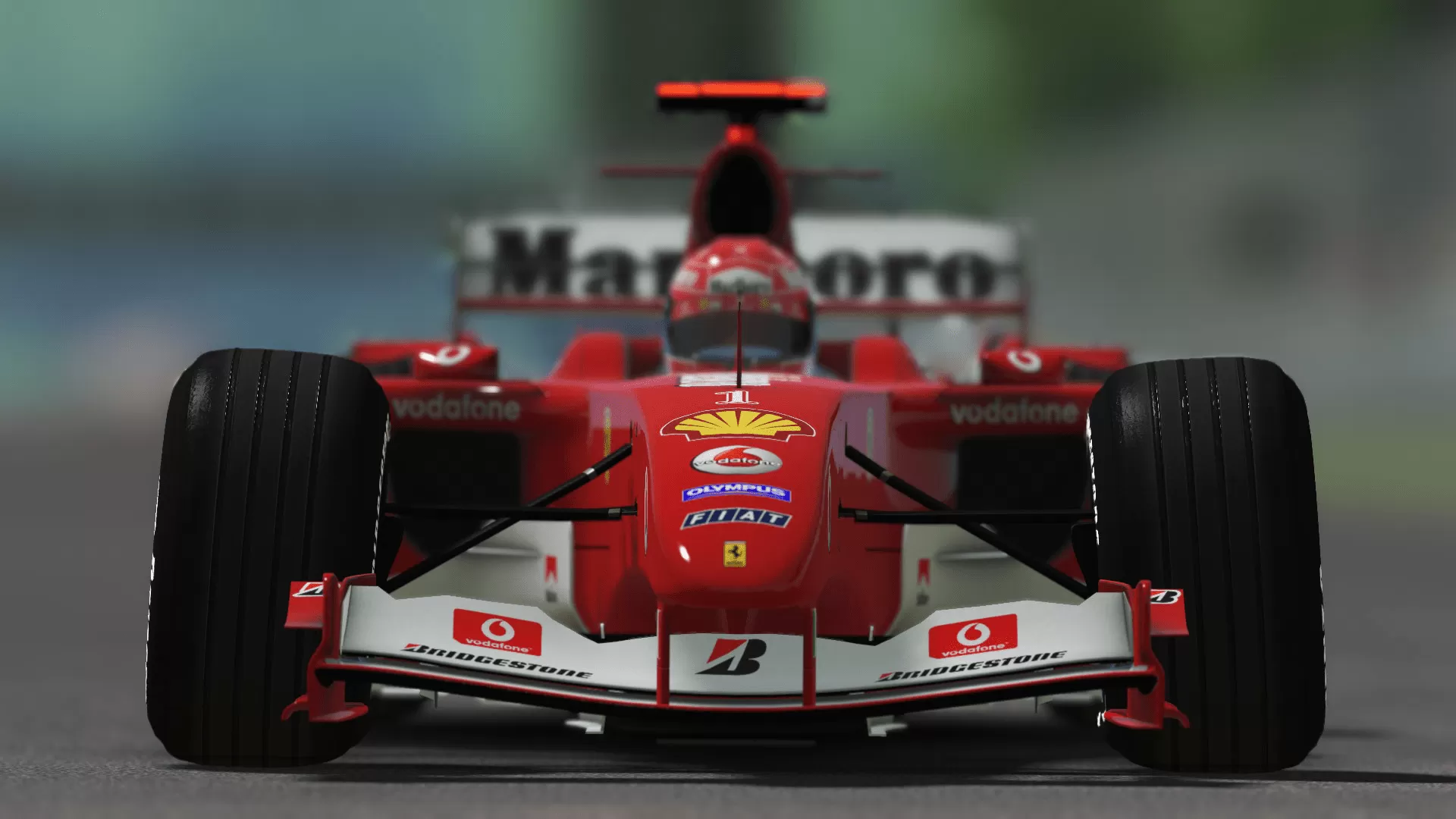 More information about "rFactor 2: Ferrari F2004 v1.6 by ASR Formula disponibile"